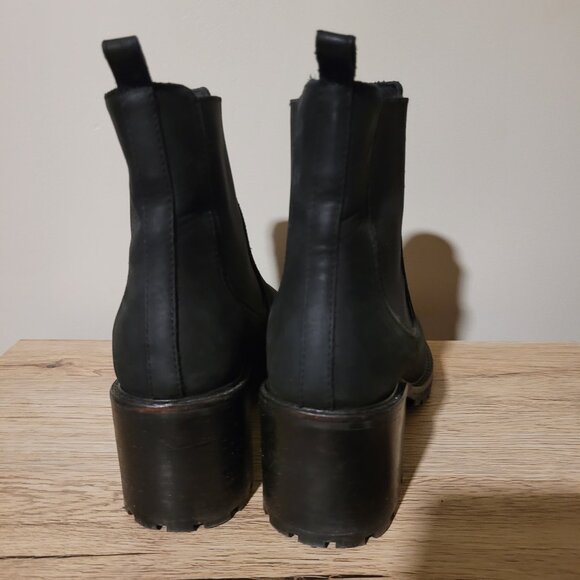 Thursday Boot Company Knockout High-Heeled Chelsea Boot Matte Black SZ 9.5 - Picture 3 of 5